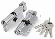 Картинка Цилиндровый механизм с вертушкой FUARO 100 ZM 70 mm (30+10+30) CP хром 5 кл.